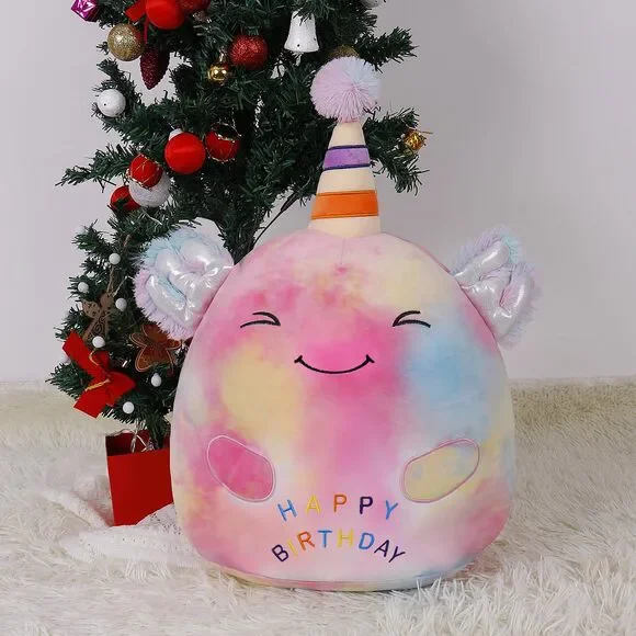 24 Lnch Happy Birthday Axolotl Stuffed Animal Birthday Plush Toy Plushies Pillo